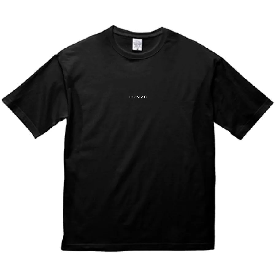 BUNZO Center Big Tee - Black (front)