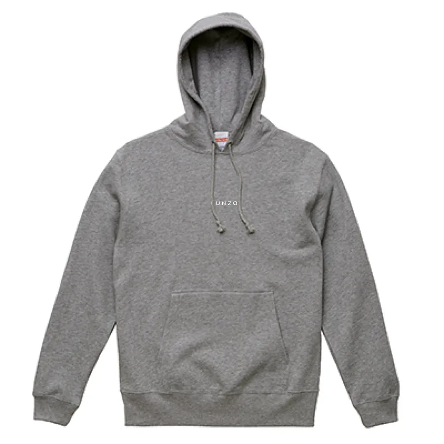 BUNZO Center Hoodie - Mix Gray (front)