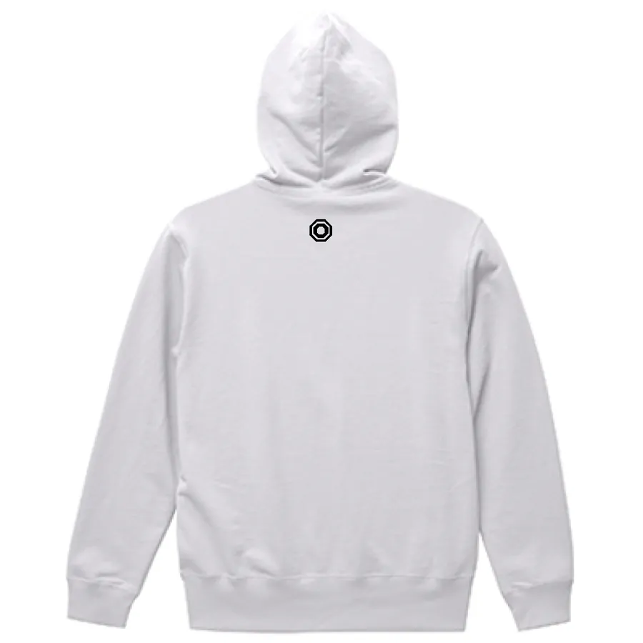 BUNZO Center Hoodie - White (back)