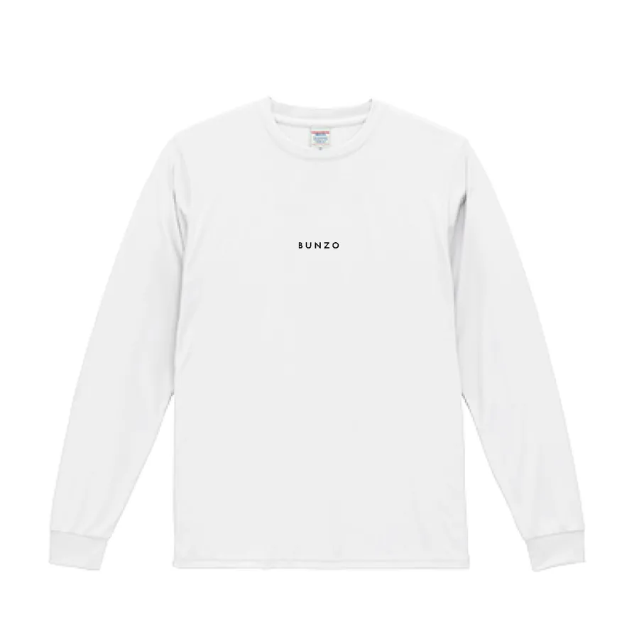 BUNZO Center Long Sleeve Tee - White (front)