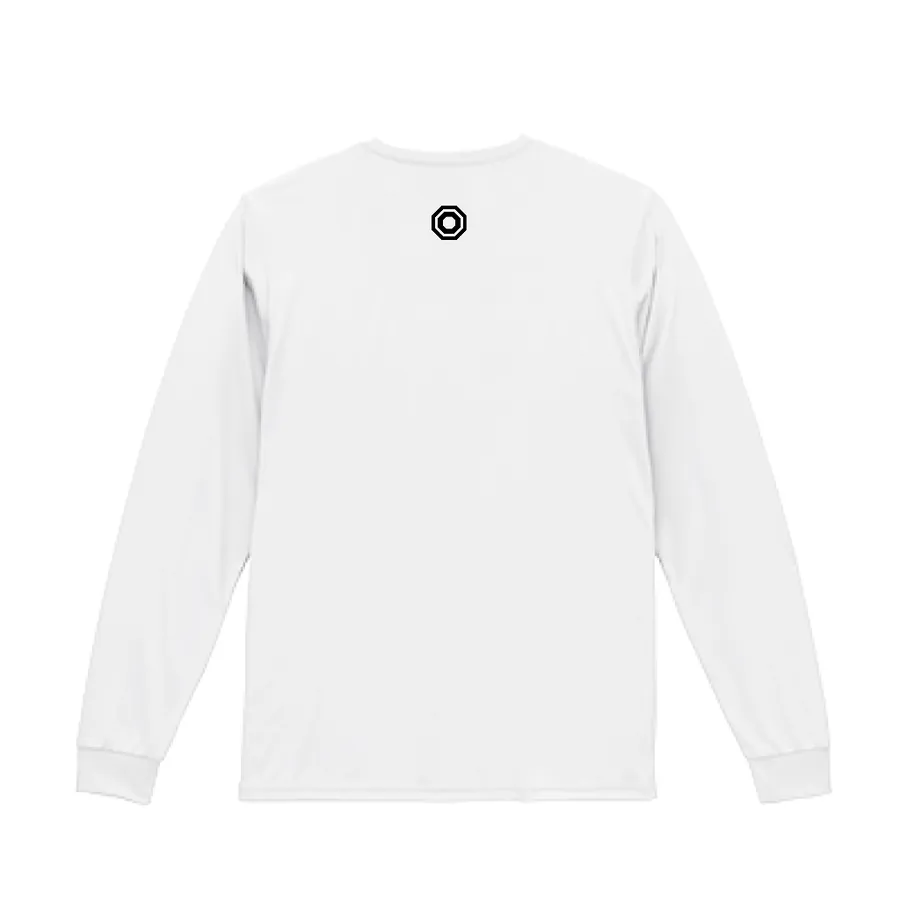 BUNZO Left Chest Long Sleeve Tee - White (back)